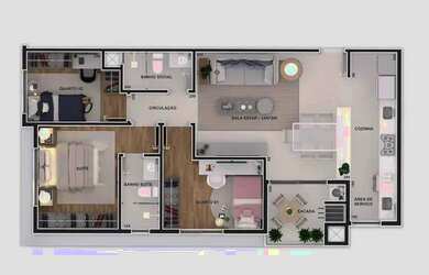 Imagem 7: COBERTURA com 3 dormitórios à venda por R$ 1.380.000,00 no bairro Rebouças - CURITIBA / PR