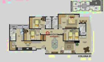 Imagem 2: Apartamento à venda, 144 m² por R$ 1.490.000,00 - Praia da Costa - Vila Velha/ES