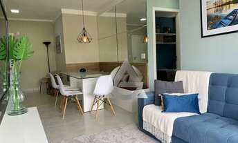 Imagem 2: Apartamento mobiliado com 2 dormitórios para alugar, 60 m² por R$ 2.722/mês - Chácaras São