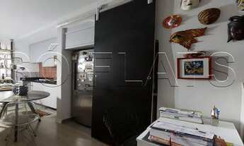 Imagem 3: Flat estilo Duplex disponível para locação contendo 57m², 1 dormitório e 1 vaga de garagem