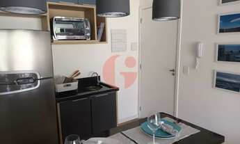 Imagem 4: Apartamento mobiliado para locação com 1 dormitório e 1 vaga de garagem - 37 m² no Centro