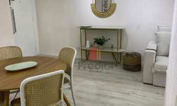 Imagem 4: Apartamento Mobiliado e Decorado. Prontinho com 3 dormitórios para locação, 59 m² - Vila C