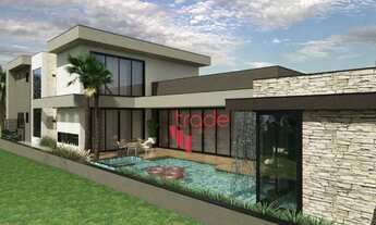 Imagem 3: Casa em Condomínio Fechado de 04 Suítes no Bairro Guaporé em Ribeirão Preto com Piscina