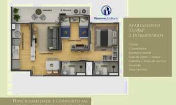 Imagem 7: Vendo apartamento na planta 1, 2 e 3 quartos - 41 ou 53,69 ou 66,67 m² Parque 10,Manaus-AM