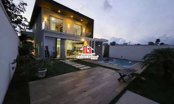 Imagem 3: Alphaville Manaus 4 - Alphaville 4 / Casa duplex com 4 quartos sendo 3 suítes todas com cl