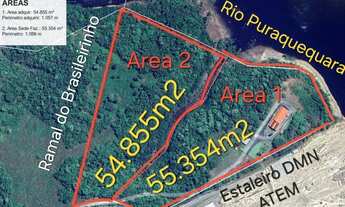 Imagem: Vendo 2 Terrenos às margens do Rio Puraquequara