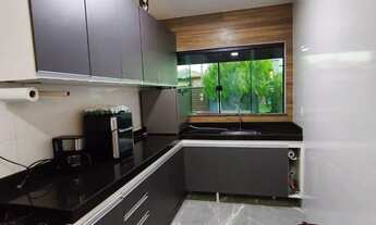 Imagem 3: Casa 3 quartos Condomínio fechado mobiliada garagem 2 carros placa solar rgi