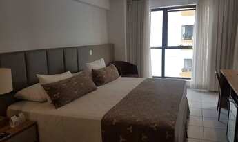 Imagem: Apto Nobile Executive, 30m, mobiliado, varanda