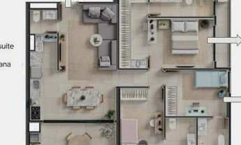 Imagem 6: Apartamento com 3 quartos - Setor Marista - Goiânia - GO