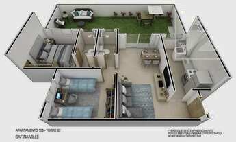 Imagem 5: Apartamento à venda 2 Quartos, 1 Suite, 1 Vaga, 50M², Jardim Nova Europa, Campinas - SP