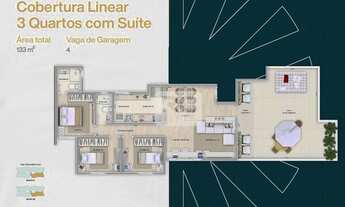 Imagem 2: Cobertura à venda, 3 quartos, 1 suíte, 4 vagas, São Lucas - Belo Horizonte/MG