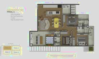 Imagem 5: Apartamento para venda com 3 quartos em Caioba - Matinhos