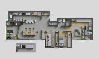 Imagem 5: COBERTURA com 3 dormitórios à venda por R$ 2.242.973,00 no bairro Cidade Industrial - CURI
