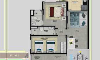 Imagem 2: APARTAMENTO FORTE - PRAIA GRANDE SP