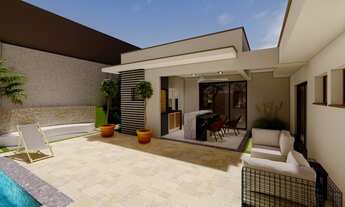 Imagem 6: Casa com 3 suítes piscina e ampla área gourmet para venda em condomínio fechado de Boituva