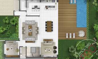 Imagem 3: CASA - CHÁCARA STO ANTÔNIO - 4 SUÍTES- 6 VAGAS