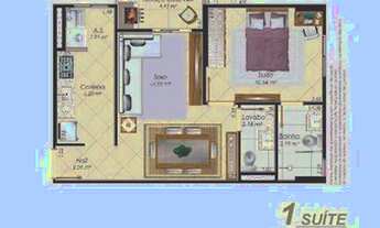 Imagem: Apartamento à venda, 53 m² por R$ 290.000,00