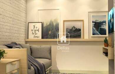 Imagem 2: Apartamento com 2 dormitórios à venda, 52 m² por R$ 270.000,00 - Centro - São José dos Pin