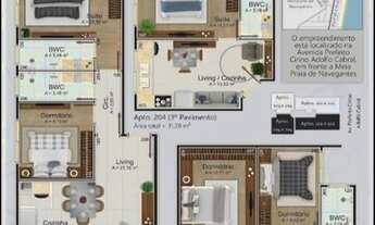 Imagem 2: APARTAMENTO RESIDENCIAL em Navegantes - SC, Meia Praia