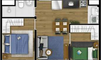 Imagem 16: Apartamento Vibra Butantã Rua Coronel Ferreira Leal Butantã São Paulo