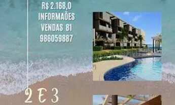 Imagem 2: FLAT 3 QUARTOS COM VARANDA GOURMET E PISCINA PRIVATIVA A BEIRA MAR DE MURO ALTO /PORTO DE