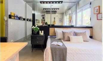 Imagem 6: Studio aberto com dormitório para alugar, 33 m² por R$ 2.797/mês - Panamby - São Paulo/SP