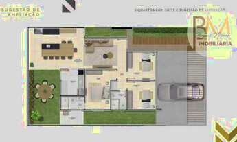 Imagem 7: Casa com 3 dormitórios à venda, 80 m² por R$ 392.190 - Sim - Feira de Santana/BA