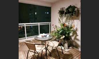 Imagem 2: MOEMA VARANDA GOURMET, PROX METRÔ, FORA DA ROTA, 1 GAR, SEMI MOBILIADO, LAZER COMPL, PRÉDI