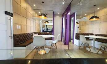 Imagem 3: Lindíssimo apartamento, totalmente mobiliado e equipado, com venda porteira fechada em áre