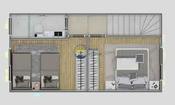 Imagem 6: Casa com 2 dorms, Guilhermina, Praia Grande - R$ 380 mil, Cod: 1789