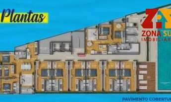 Imagem 6: Apartamento com 1 dormitório à venda, 22 m² por R$ 199.900,00 - Centro - Cabedelo/PB