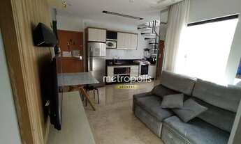 Imagem 3: Cobertura com 2 dormitórios para alugar, 94 m² por R$ 2.910,00/mês - Campestre - Santo And