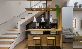 Imagem 3: Loft duplex para venda possui 70 metros quadrados com 1 quarto em Gonzaga - Santos - SP