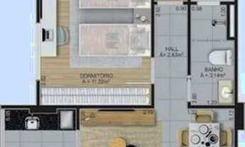 Imagem 2: Apartamento novo com Sacada Gourmet, 2 dormitório no Bairro Guilhermina!