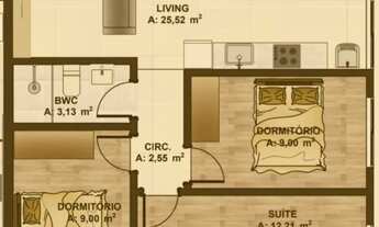 Imagem 4: Apartamento 3 quartos e 2 vagas, ÚNICO na região