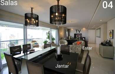 Imagem 3: Apartamento para venda possui 216 metros quadrados com 3 quartos