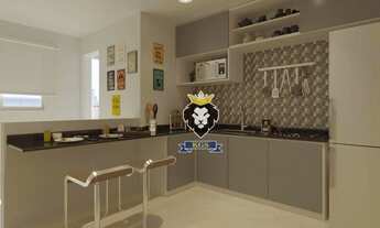 Imagem 5: Apartamento com dois dormitórios, sendo uma suíte, e uma vaga, com churrasqueira na var