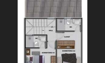 Imagem 6: Casa Duplex em Condomínio Fechado em Nova Parnamirim - 2 e 3/4 Suíte