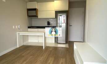 Imagem 4: Ap. 37m2, 01 dorm., semimobiliado, ar cond., varanda, 01 vaga, 1ª locação