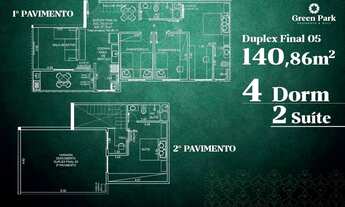 Imagem: Cobertura Duplex 140 m² /4 dorm / Parq