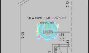 Imagem 3: Sala à venda, 45 m² por R$ 191.000 - Vila Curuçá - Santo André/SP