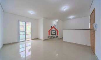 Imagem 2: Apartamento com 3 dormitórios para alugar, 70 m² por R$ 2.202,18/mês - Vila Pires - Santo