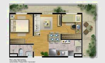Imagem 2: Apartamento com 2 dormitórios à venda, 52 m² por R$ 449.694 - Brás - São Paulo/SP