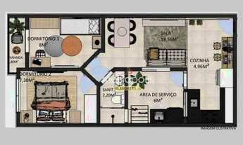 Imagem 2: Apartamento Garden à venda, 49 m² por R$ 305.000,00 - Vila América - Santo André/SP