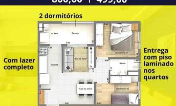 Imagem: Apartamento com 2 quartos em Jaguaré