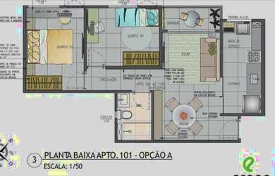 Imagem 4: ODIVALDO VENDEApartamento para venda possui 45 m² 2 quartos em Imbiribeira - Recife - PE