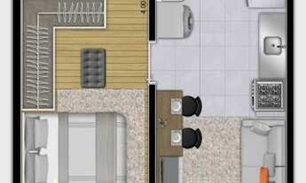 Imagem 5: Apartamento com 2 dormitórios à venda, 34 m² por R$ 252.962,00 - Cambuci - São Paulo/SP