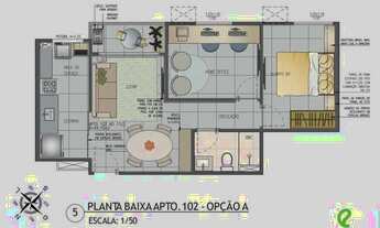 Imagem 4: ODIVALDO VENDEApartamento para venda possui 44 m² 2 quartos em Imbiribeira - Recife - PE