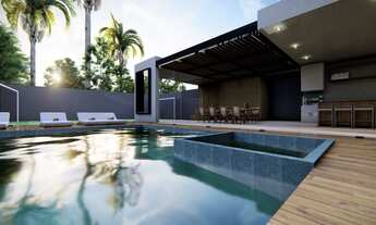 Imagem 4: Imponente Mansão triplex, em construção, à venda em condomínio de alto luxo, com ótima loc