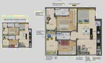 Imagem 4: Apartamento com 1 dormitório à venda, 45 m² por R$ 550.000,00 - Vila Adyana - São José dos